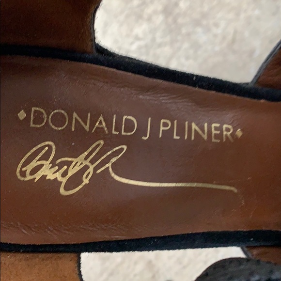 Donald Pliner Strappy Suede Wedges - Picture 5 of 6